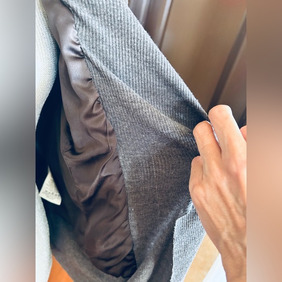 Hei Hei Anthropologie Small Layered Causeway Brown Vegan Leather Rayon Jacket - Picture 6 of 8